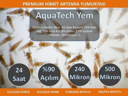 Amerikan Artemia Yumurtası Premium Konserve 450 Gr