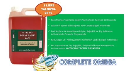 Beyaz Balık Yağı %100 Naturel - 1000 cc